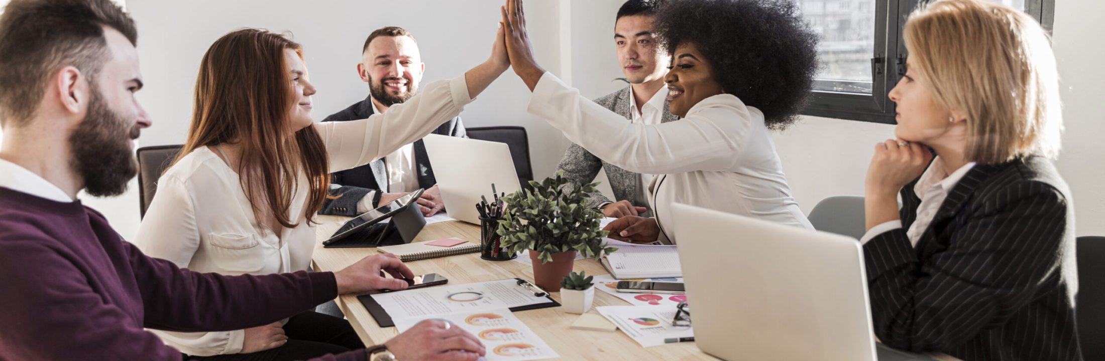 front-view-business-people-office